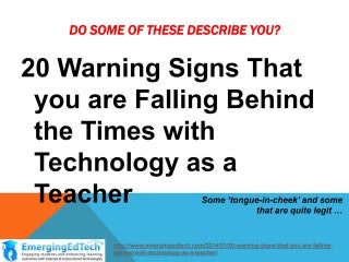 20 Warning Signs That you are Falli...